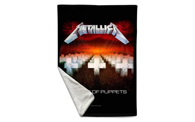 Rocksax Metallica Sherpa Fleece Blanket - Master Of Puppets