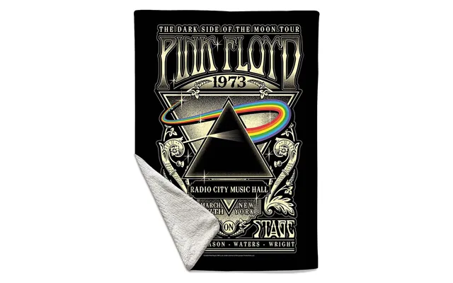 Rocksax Pink Floyd Sherpa Fleece Blanket - 1973 Live