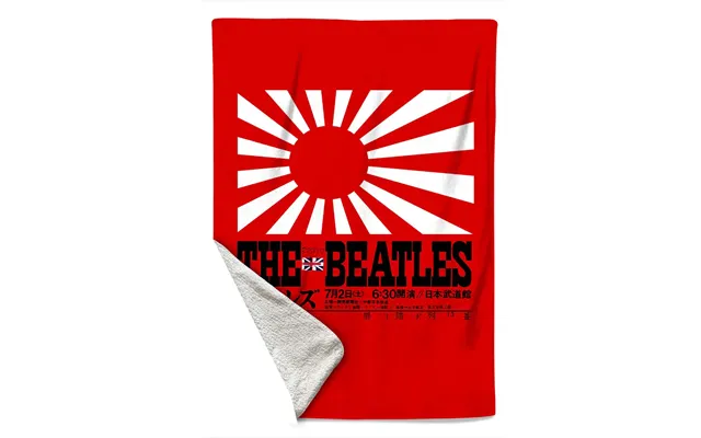 Rocksax The Beatles Blanket - Japan Flag