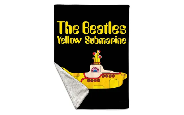 Rocksax The Beatles Sherpa Fleece Blanket - Yellow Submarine