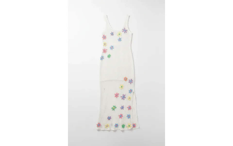 Beach Riot Diana Spring Crochet Dress Colour White Size M