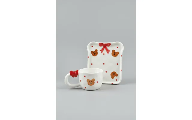 Coconut Lane Berry Cute Mug & Toast Plate Set