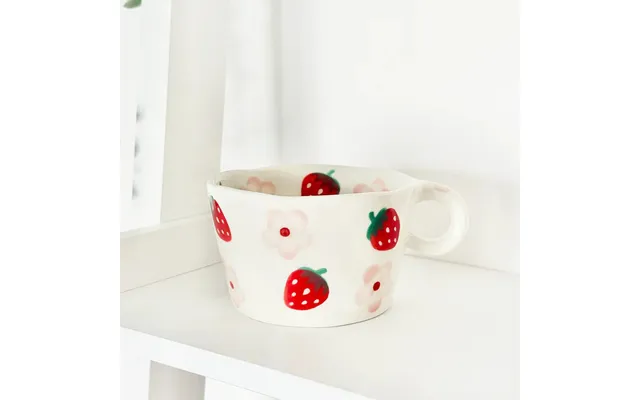 Coconut Lane Strawberries & Floral Mug