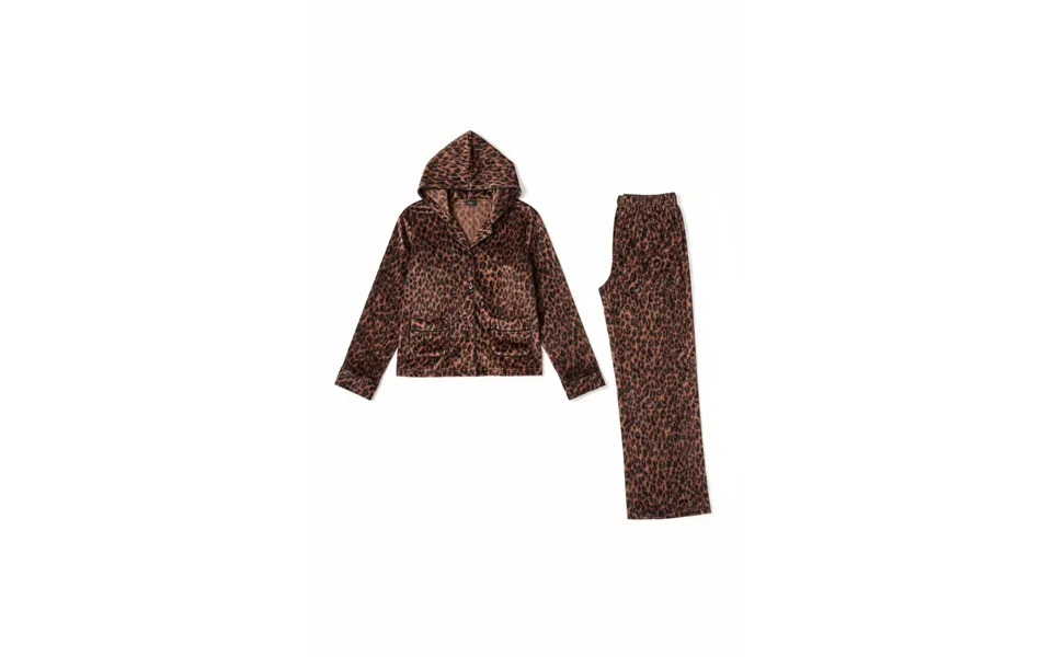 Pixie & Peach Impress Me Much Pyjama Set Colour Black Size Uk 10