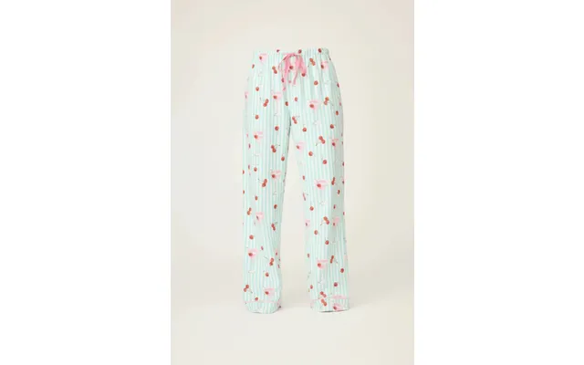 Pj Salvage Ma Cherie Cherry Print Flannel Pj Pants Colour Blue Size L product image