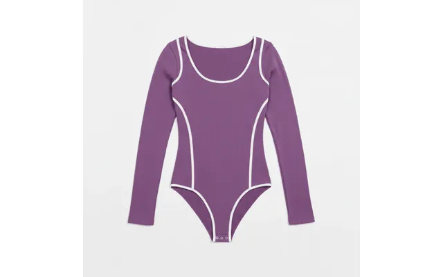 Samii Ryan The Royals Ribbed Bodysuit - M Purple