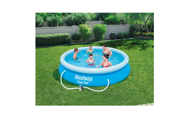 Bestway 12ft X 30inch Fast Set Above Ground Swimming Pool With Filter