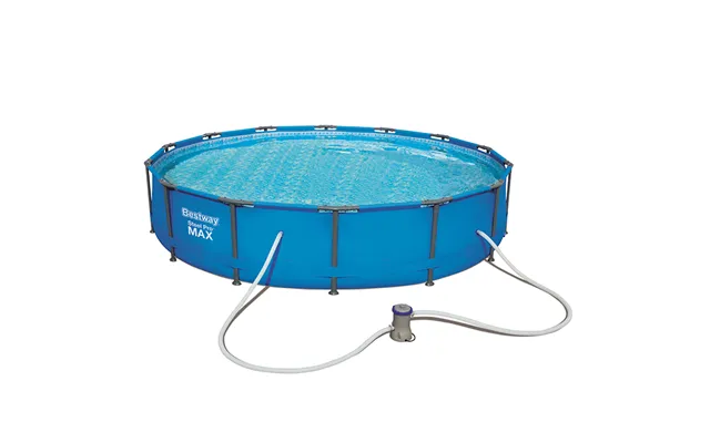 Bestway 14ft X 33inch Steel Pro Max Above Ground Swimming Pool With Filter
