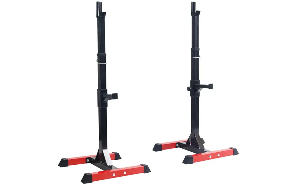 Bodytrain Adjustable Power Squat Rack Barbell Stands