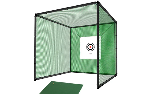 Hillman Pgm 2m Heavy Duty Golf Practice Cage And 1.2m Practice Mat Package