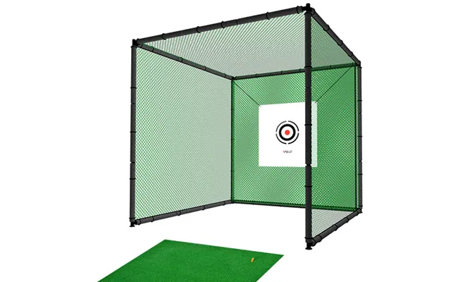 Hillman Pgm 2m Heavy Duty Golf Practice Cage And Large Practice Mat Package