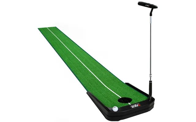 Hillman Pgm 3m Golf Putting Trainer Artificial Turf With Electronic Ball Return