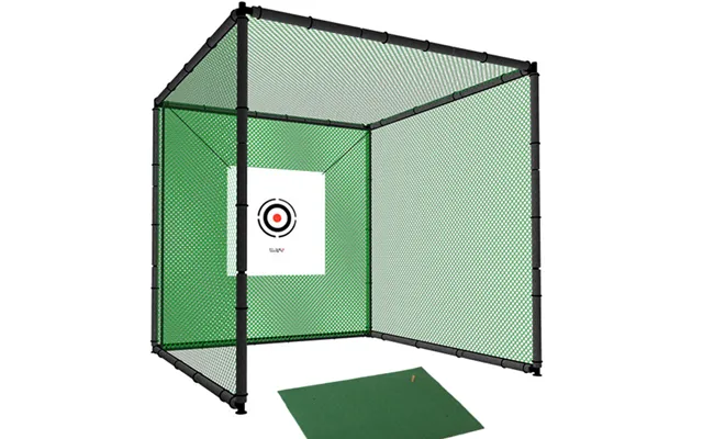 Hillman Pgm 3m Heavy Duty Golf Practice Cage And 1.2m Practice Mat Package