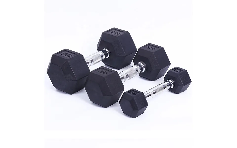 Ironman Rubber Coated Hex 2.5kg Dumbbell Pair