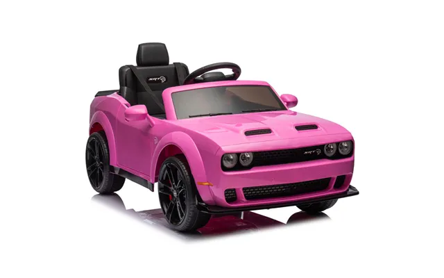 Kids Electric Ride On 12v Dodge Challenger Pink Ride On Kids Car product image