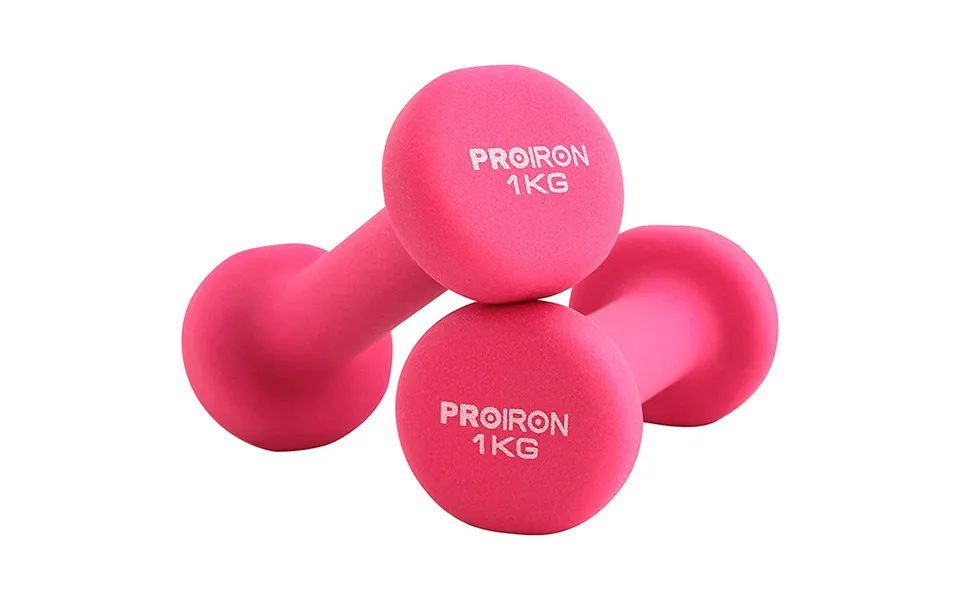 Proiron Neoprene Coated 1kg Dumbbells