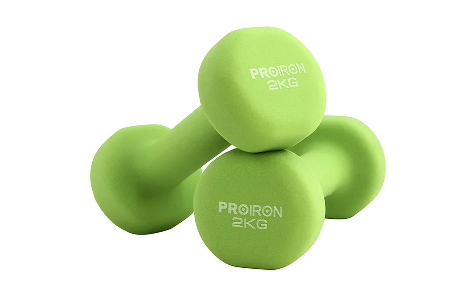 Proiron Neoprene Coated 2kg Dumbbells