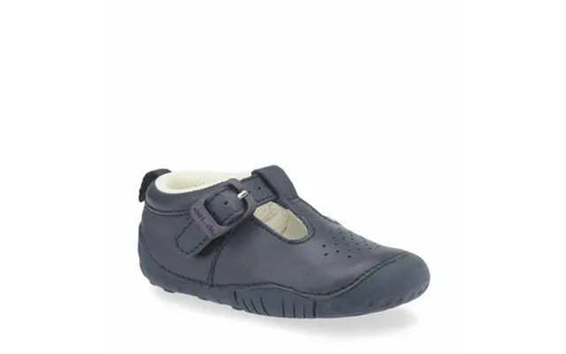 Baby Jack - Navy Leather Boys T-bar Buckle Pre-walkers