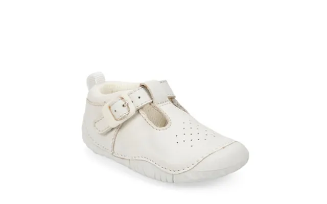 Baby Jack - White Leather T-bar Buckle Pre-walkers product image