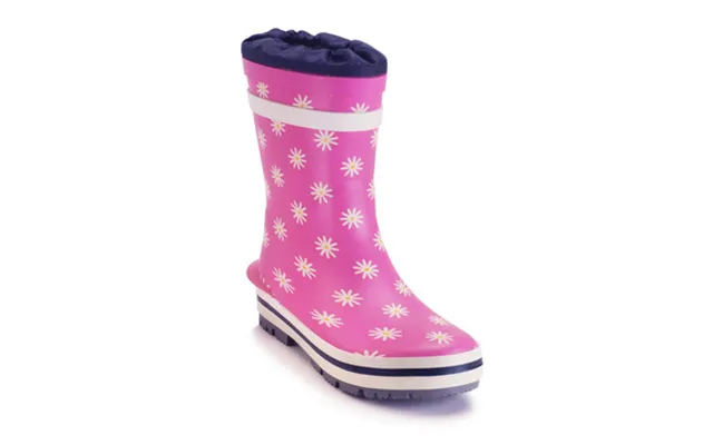 Big Puddle - Pink Daisy Girls Waterproof Wellies product image