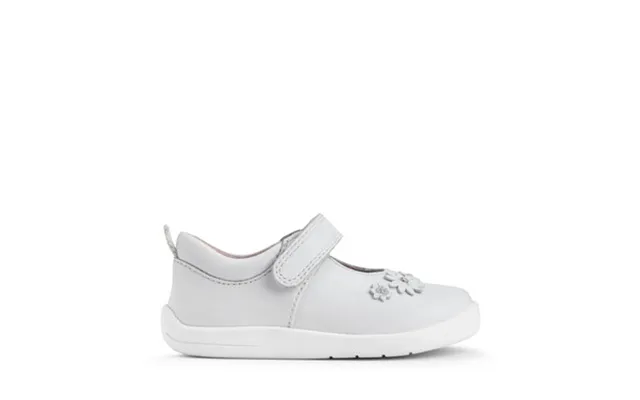 Fairy Tale - White Leather Girls Rip-tape First Walking Shoes product image