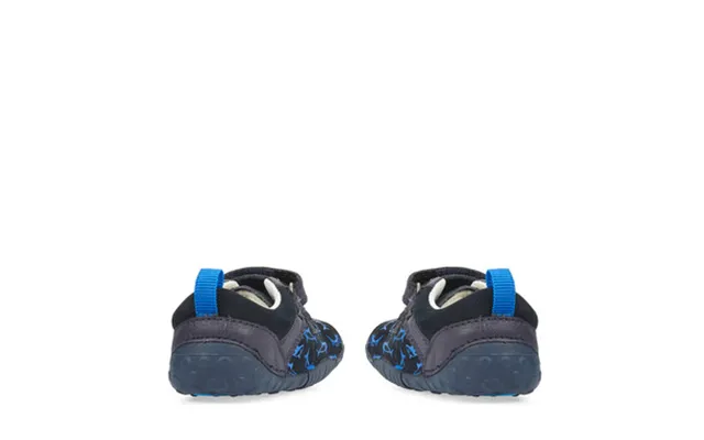Little Fin - Navy Nubuck Boys Rip-tape Pre-walkers product image