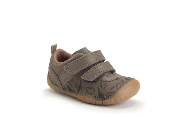 Roar - Taupe Dino Nubuck Leather Rip-tape Baby Pre-walkers product image