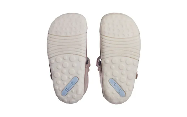 Tumble - Taupe Patent Baby Girls Rip-tape T-bar Pre-walkers