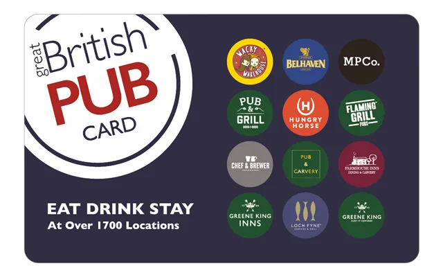 Great British Pub Card Gift Card