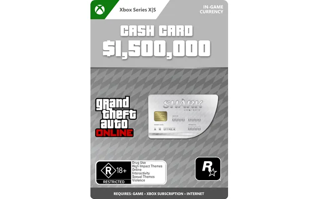 Great White Shark Card Gta Online Xbox Series X S