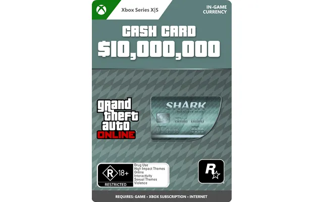 Megalodon Shark Card Gta Online Xbox Series X S