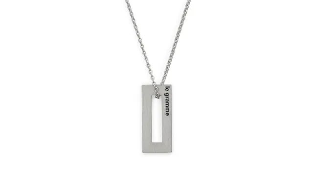 1.5g Polished & Brushed Sterling Silver Necklace