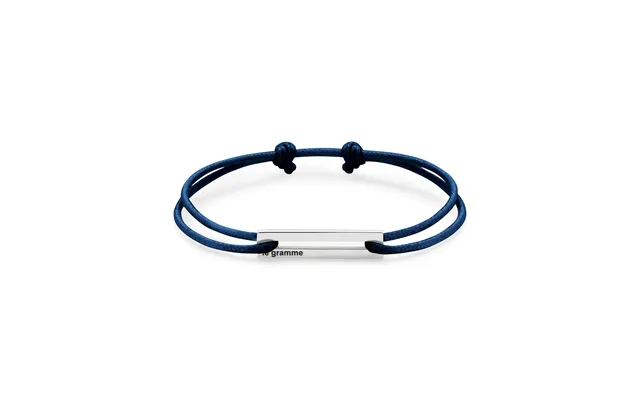 1.7g Polished & Brushed Sterling Silver Cord Bracelet