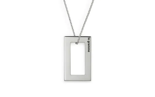3.4g Polished & Brushed Sterling Silver Necklace