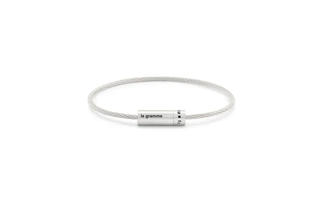 7g Brushed Sterling Silver Cable Bracelet