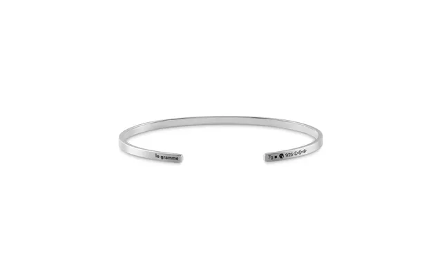 7g Brushed Sterling Silver Ribbon Bracelet