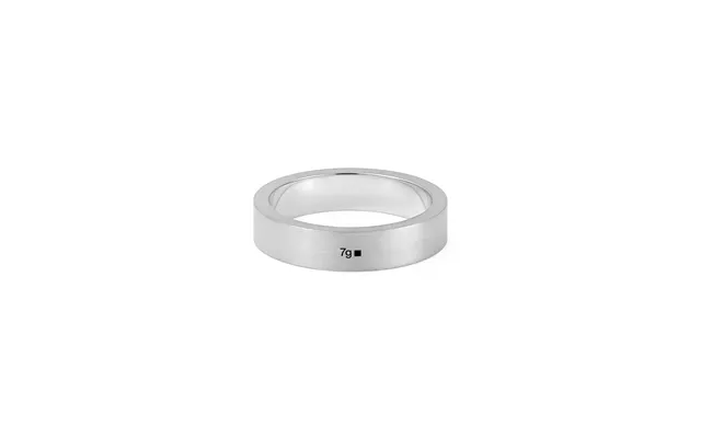 7g Brushed Sterling Silver Ribbon Ring