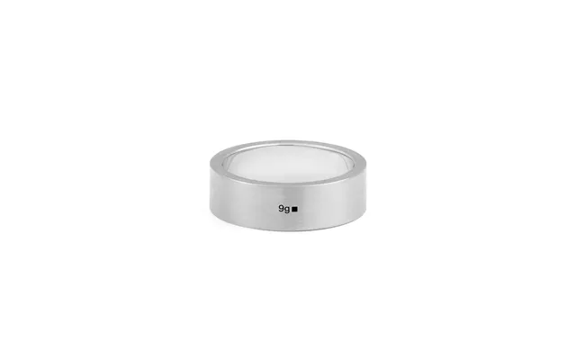 9g Brushed Sterling Silver Ribbon Ring