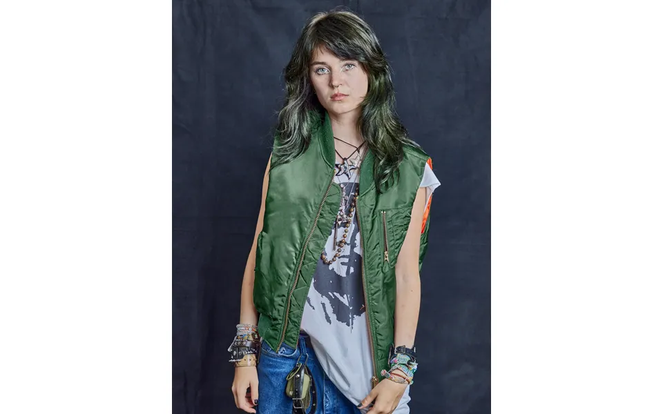 Bomber Gilet In Green