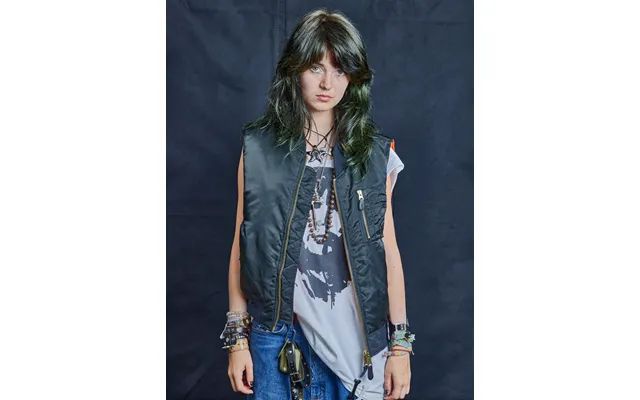 Bomber Gilet In Navy