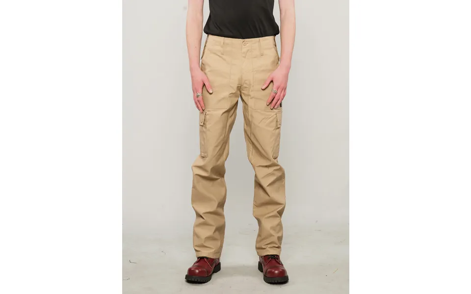 Cargo Trousers In Tan