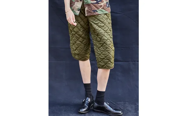 Cropped Quilted Trousers