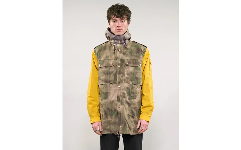 Immortal Desert Parka In Camo & Yellow