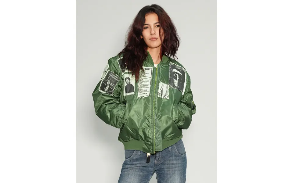 Ma-1 Patched Bomber In Green