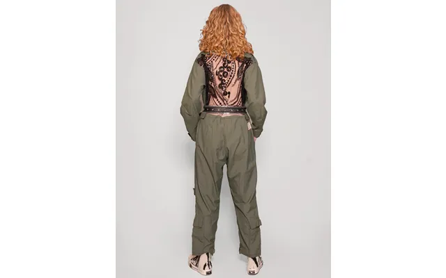 Party Back Jumpsuit In Khaki product image
