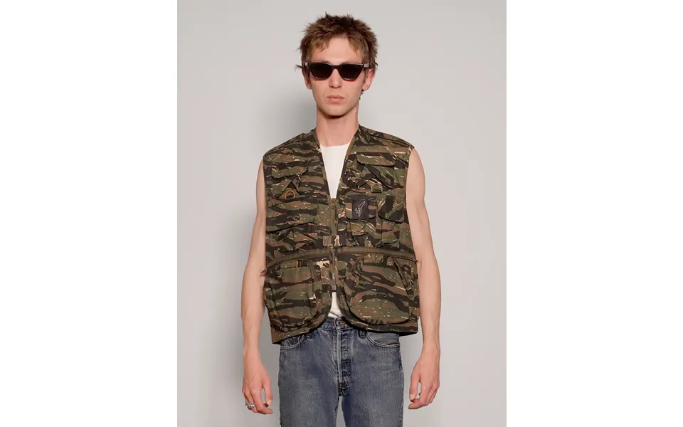 Tactical Gilet Jacket In Tiger Camo