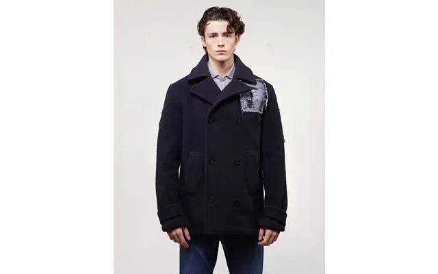 Vintage Double Breasted Wool Patched Jacket - Limited Run