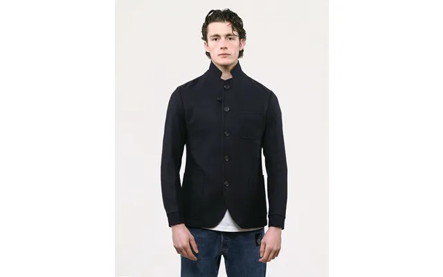 Vintage Oliver Spencer Wool Sports Blazer In Navy