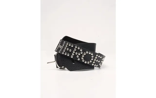 'heroes' Studded Leather Cuff
