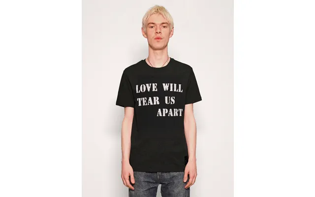 'love Will Tear Us Apart' T-shirt In Black product image